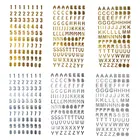 Наклейки с цифрами и цифрами, сделай сам, наклейки на альбом записная книжка, декоративная бумага для скрапбукинга