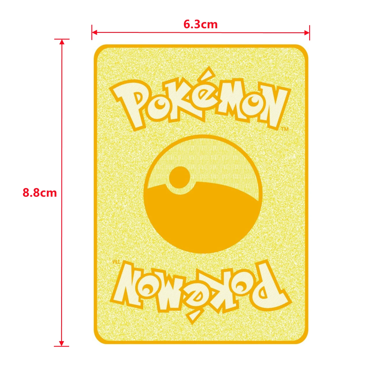 Новинка Покемон металлическая Золотая карточка французский ПВ блестящая