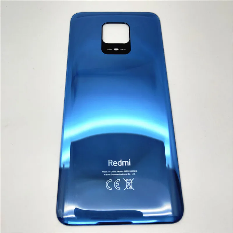Крышка батарейного отсека для Xiaomi Redmi Note 9S / 9 Pro Max Задняя стеклянная крышка