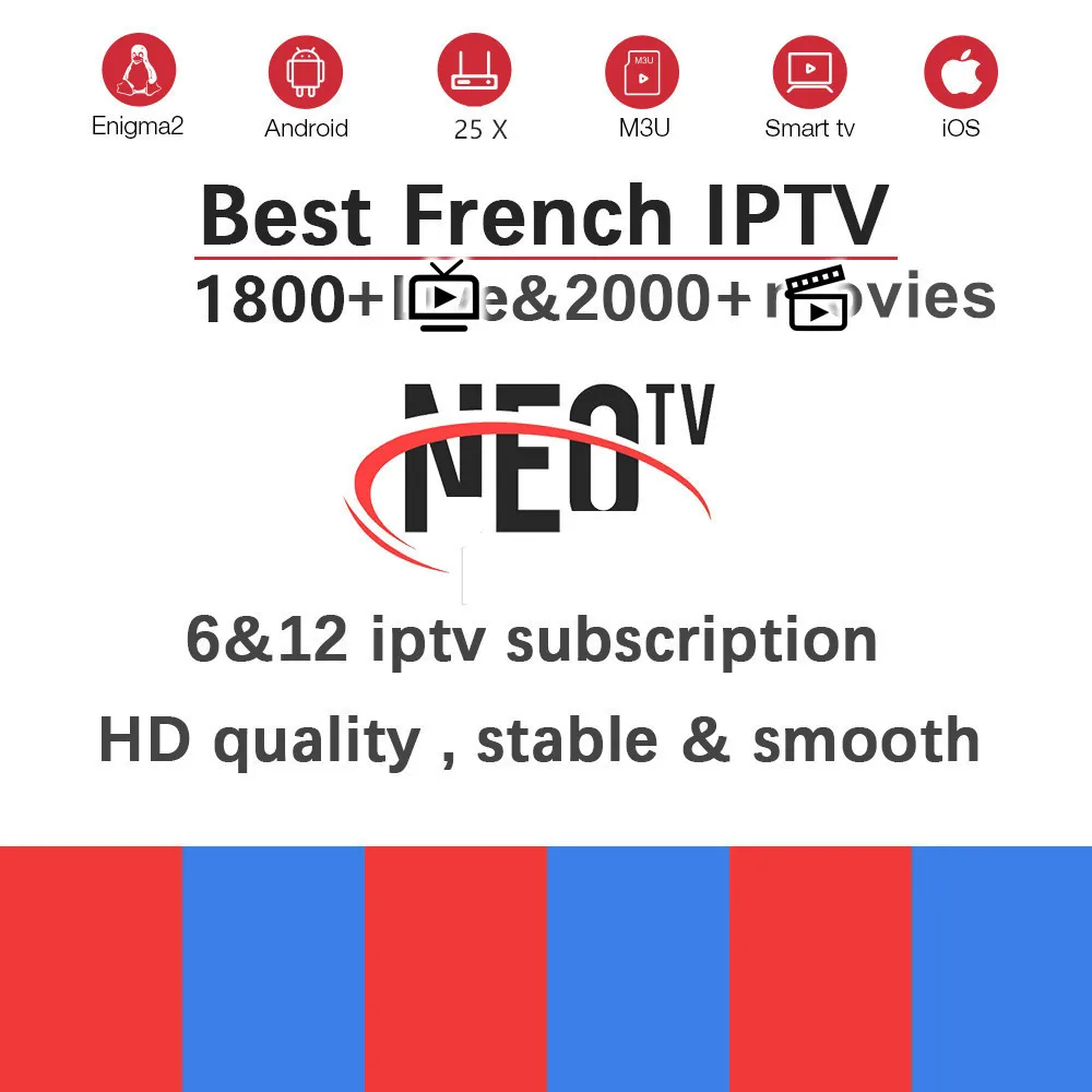 Французский iptv подписка 1800 + Live HD IPTV Франция арабский Бельгия Европа M3U Марокко