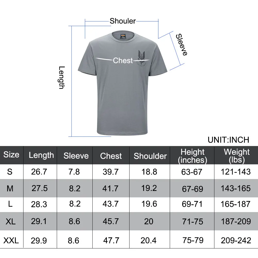 Футболка мужская летняя тактическая с коротким рукавом из хлопка | Спорт и