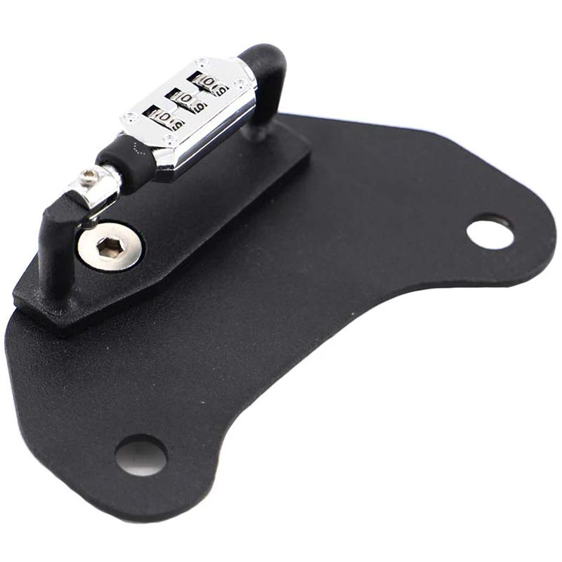 Мотоциклетный шлем Блокировка Пароль Крепление крюк черная сторона