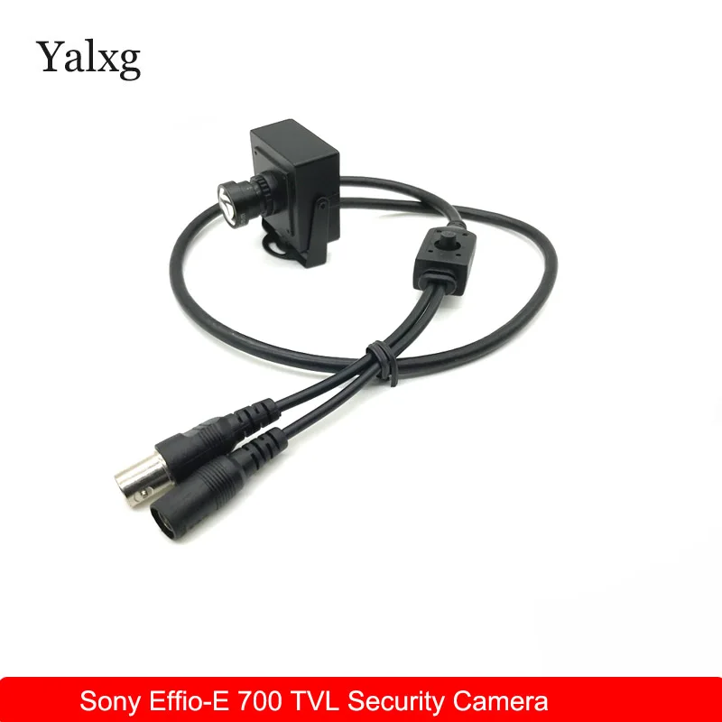 Камера видеонаблюдения мини обгон высокое разрешение Sony CCD Effio E 700TVL 25 мм цветная