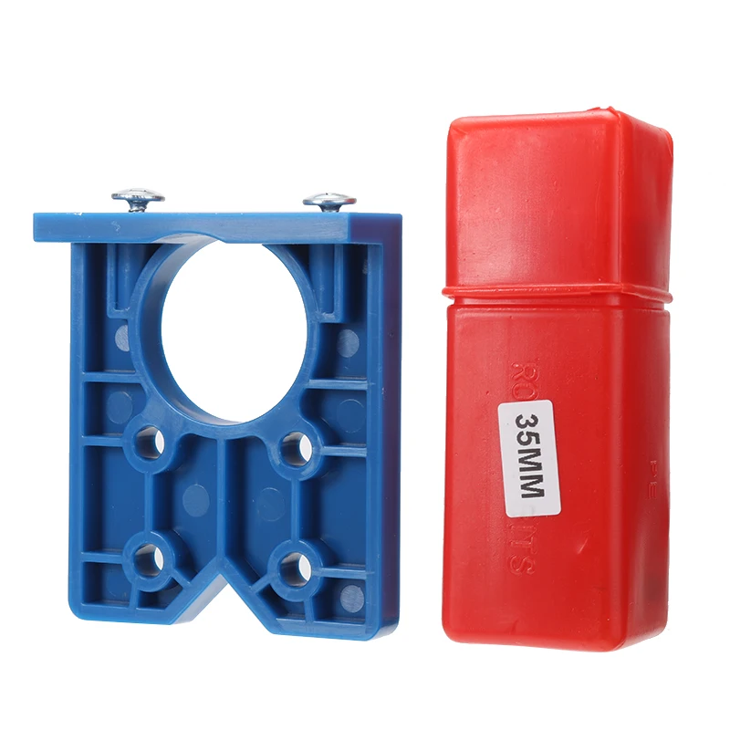 

ABS 35mm Concealed Hinge Drilling Fixture Hole Jig Hole Dirll Locater Guide Carpenter For Kitchen Cabinet Door Woodworking