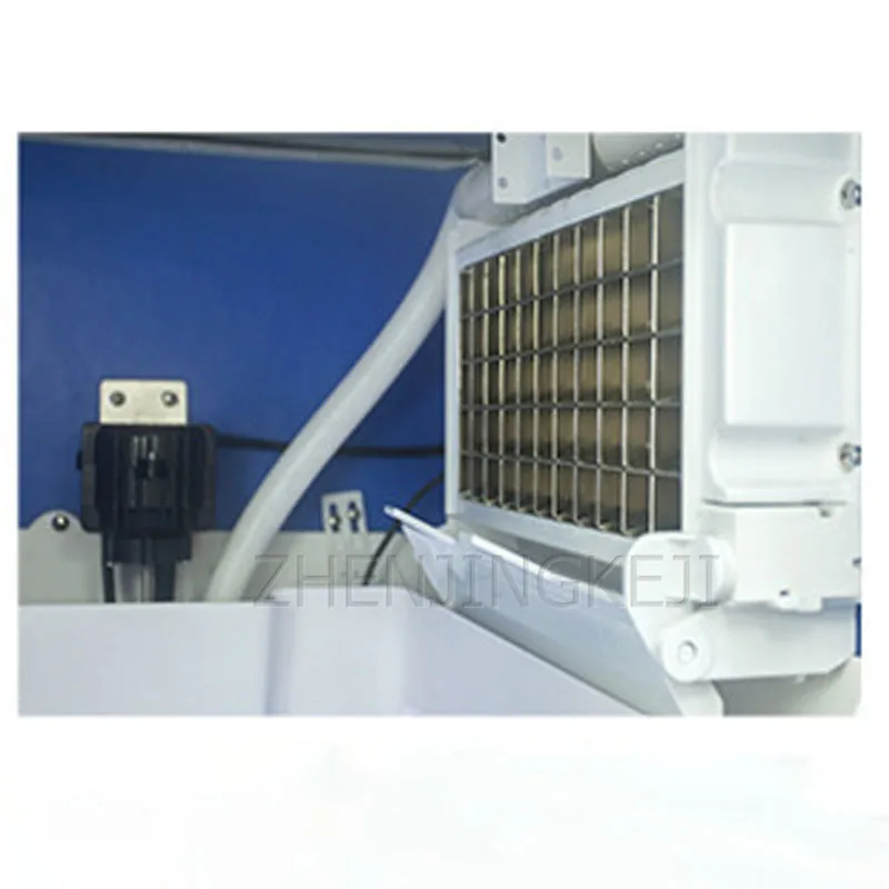 

Blu-Ray Fully Automatic Ice Maker 220V Commercial Square Ice Machine Milk Tea Shop Combination Bar Cold Storage KTV Equipment