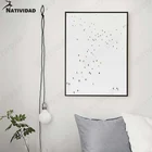 В Корейском стиле с изображением современной минималистский толпы живопись настенные картины Спальня Гостиная украшения дома постер на стену для домашнего декора