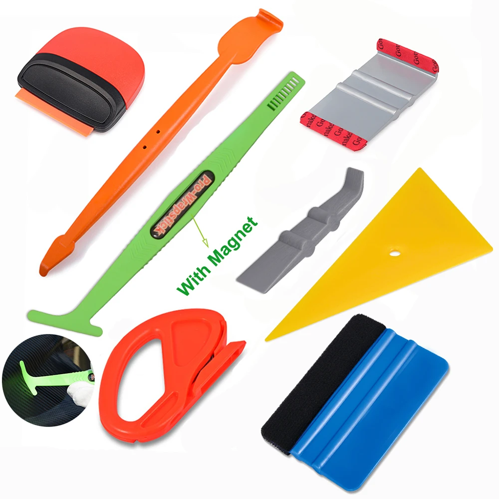 Набор инструментов для автомобиля FOSHIO из углеродного волокна виниловая пленка