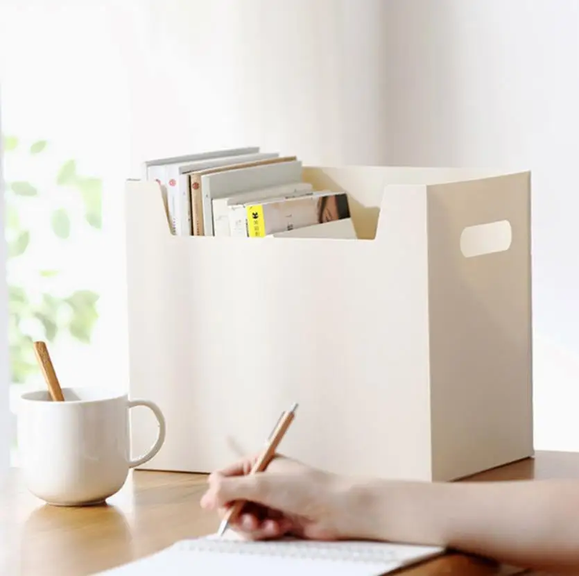 Офисный Органайзер Портативный PP книги коробка для документов Бумага держатели