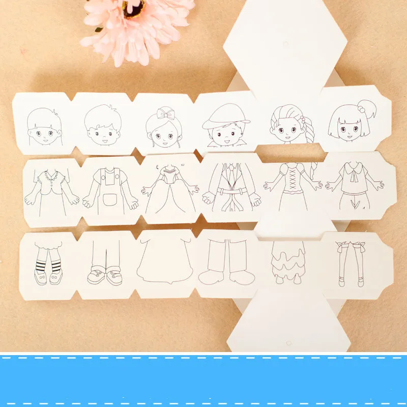 Детские поворотные картины с изменением цвета одежды ручная работа DIY Краска