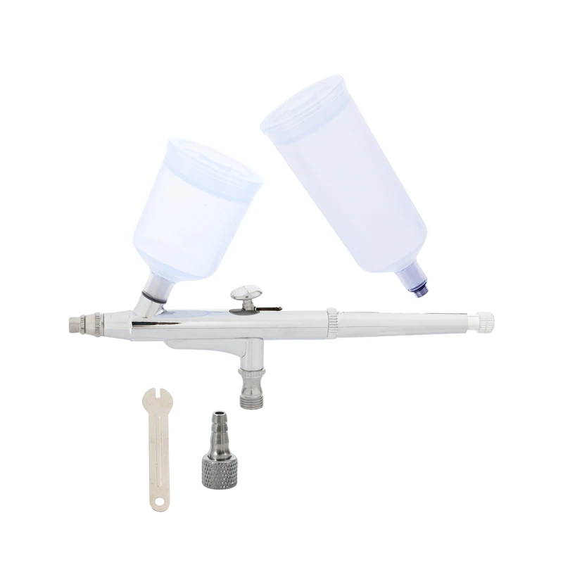 

Аэрограф распылитель 0,5 мм гравитационная подача Двойное действие распылитель для торта тату Pistola De Pintura Aerografo инструмент для ногтей 20Cc 40Cc