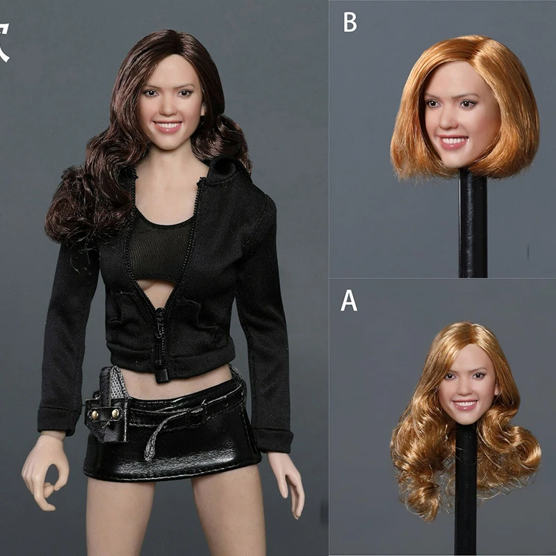 

GACTOYS GC035 1/6 Scale Smiling Beauty Head Sculpture Model Fit 12" Female Action Figure Body In Stock