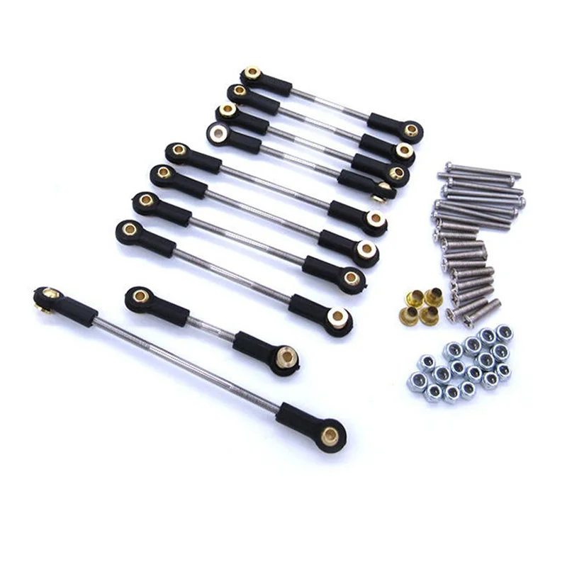 

Chassis Pull Rods Drag Plastic Ends Link Suspension for MN D90 D91 D96 D99 D99S 1/12 RC Crawler Upgrade Parts