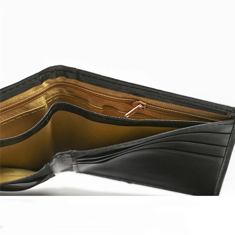 Стильный легко сочетающийся мужской кожаный кошелек с зажимом женский