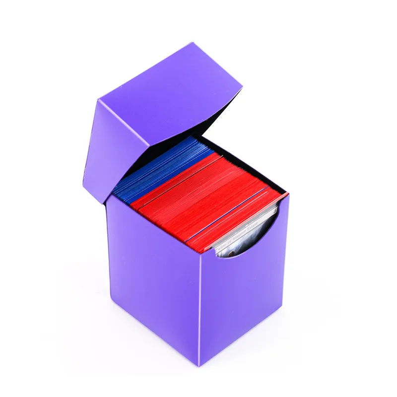 

100 Cards Capacity Colorful Deck Box Board Game TCG Cards PP Material Case for Magicalalal The Cards MGT/Pkm/YGO/Gathering Games