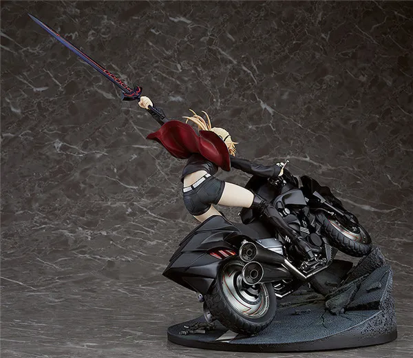 Аниме Fate Grand Order ПВХ фигурка Aaber Alter Altria Pendragon с мотоциклом 1/8 масштаб окрашенная