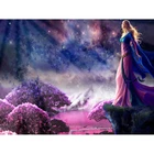 Полностью квадратная дрель 5d Diy Алмазная вышивка, девушка, с видом, алмазная живопись, вышивка крестиком, стразы, мозаичное украшение