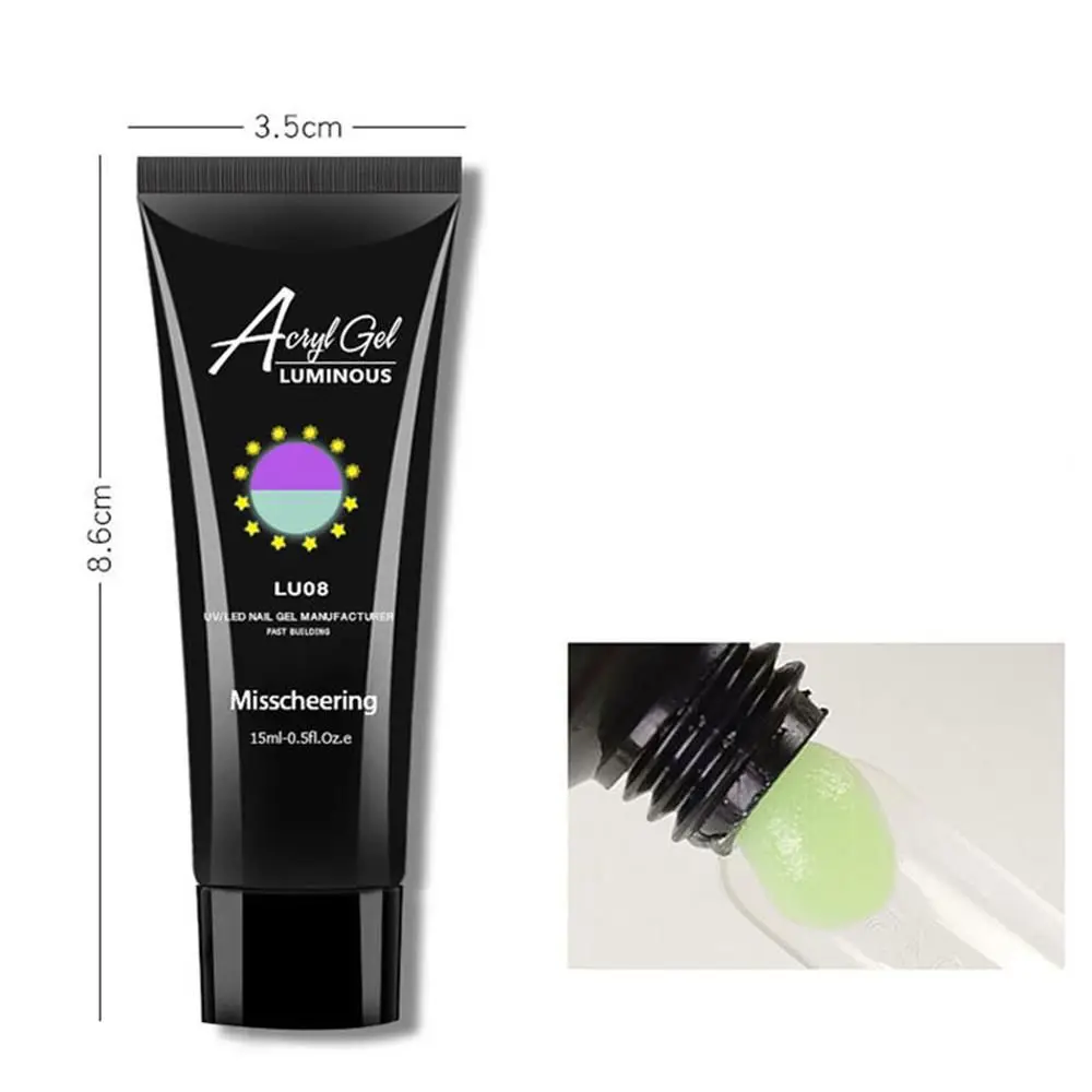 Хит продаж прозрачный гель для французского маникюра флуоресцентный цветной