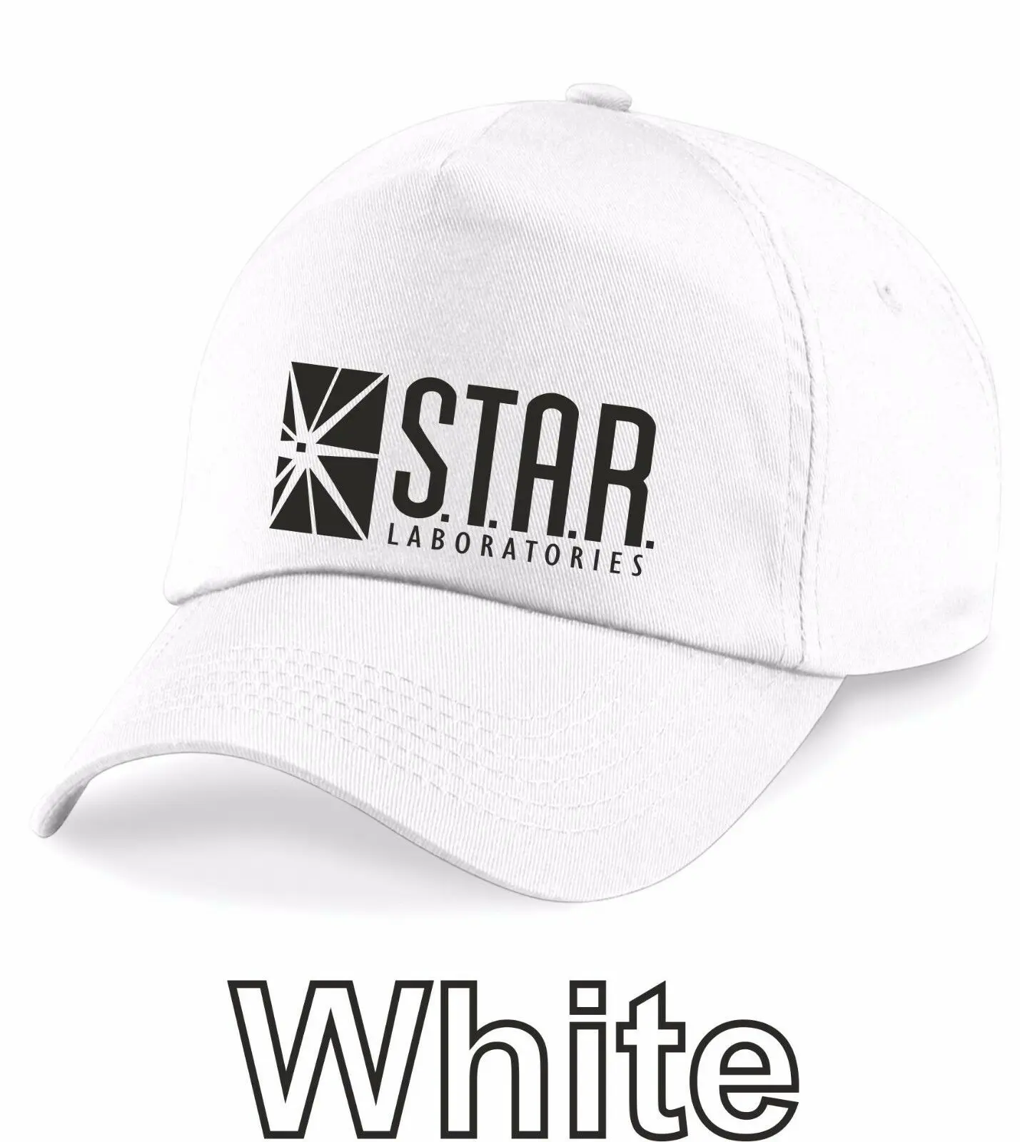 Star Laboratories шляпа Кепки ТВ флэш стрелка Бейсбол Кепки различных Цвет - Цвет: Белый