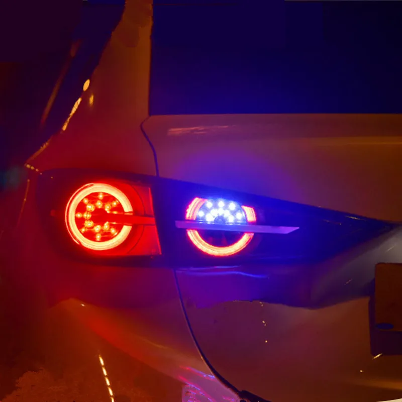 Автомобильный светодиодный задний фонарь в сборе для Mazda 3 Axela фонасветильник