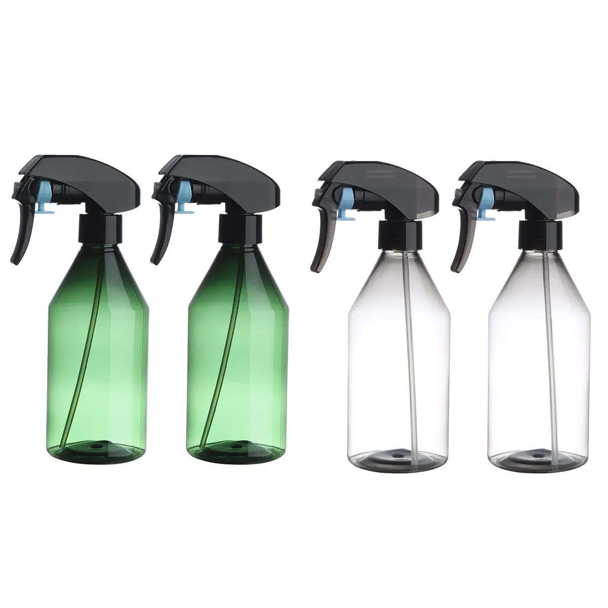 2 пустые бутылки с распылителем пластиковые растения мистер распылители насосом
