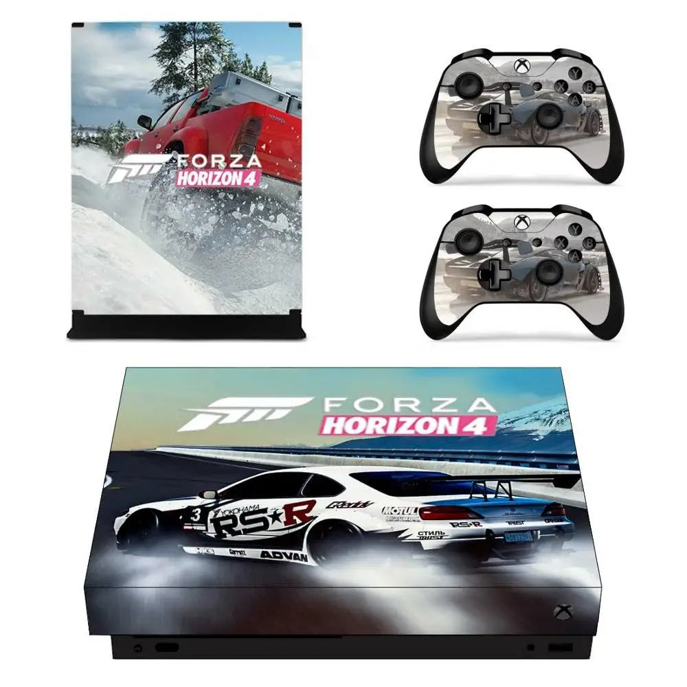 Наклейка Forza Horizon 4 s для Xbox One X Viny Skin sticker Pegatina Adesivos консоли one и пультов