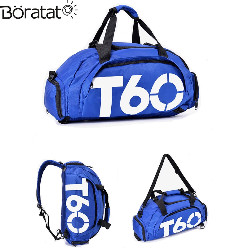 Men Sport Gym Bag Women Fitness Waterproof Outdoor Separate Space For Shoes Travel Handbag Backpack
