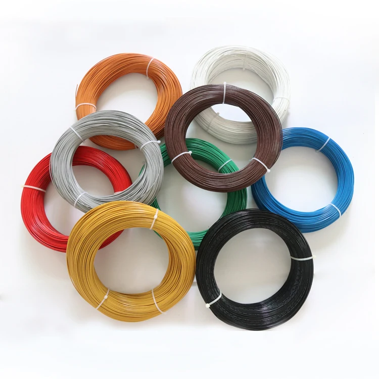 

10M UL1332 PTFE Wire 28/26/24/22/20/18/16/14/13/12AWG FEP Plastic Insulated High Temperature Electron Cable 300V