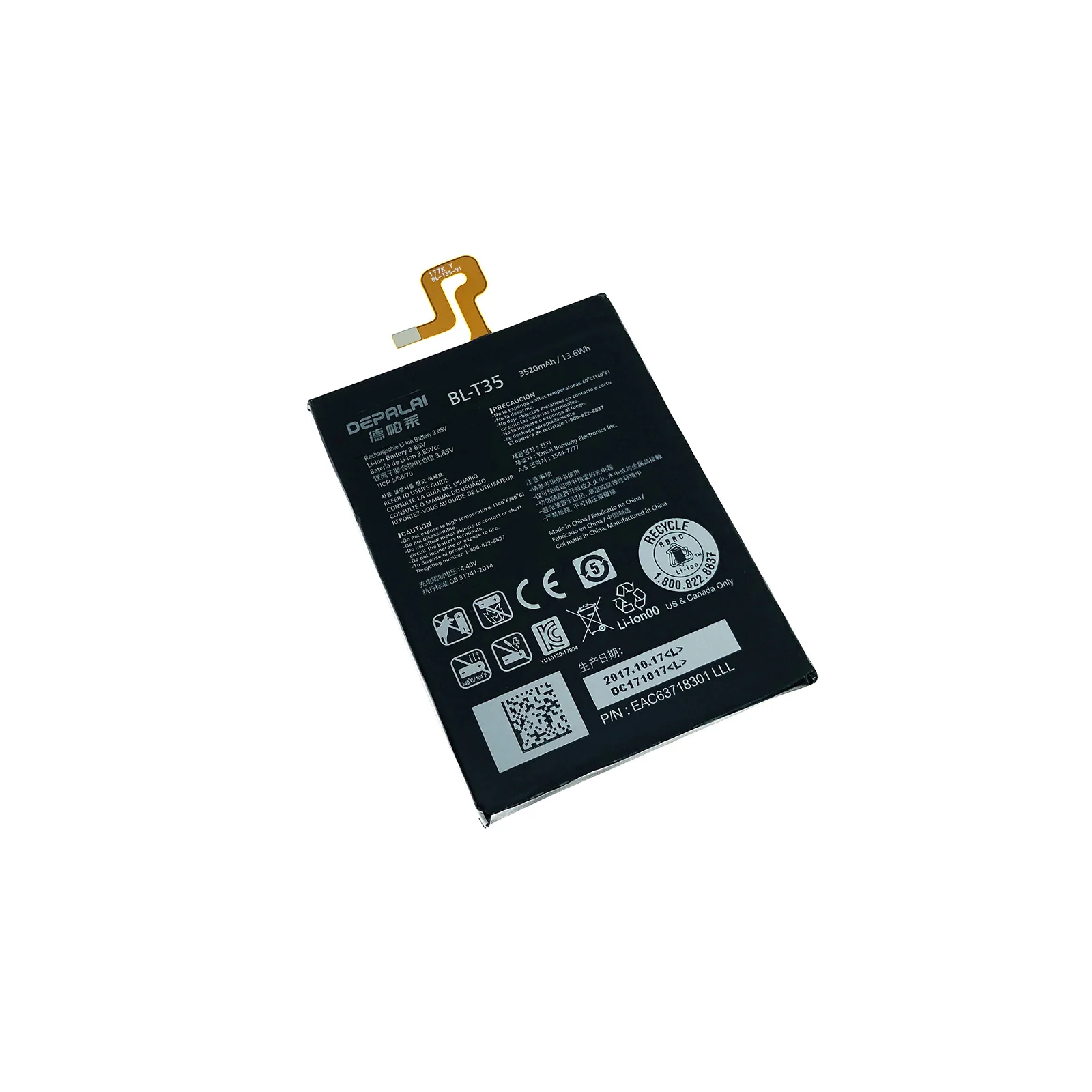 Высокое качество 3520mAh 3 85 V DC BL T35 Замена батареи для LG Google 2 Pixel XL