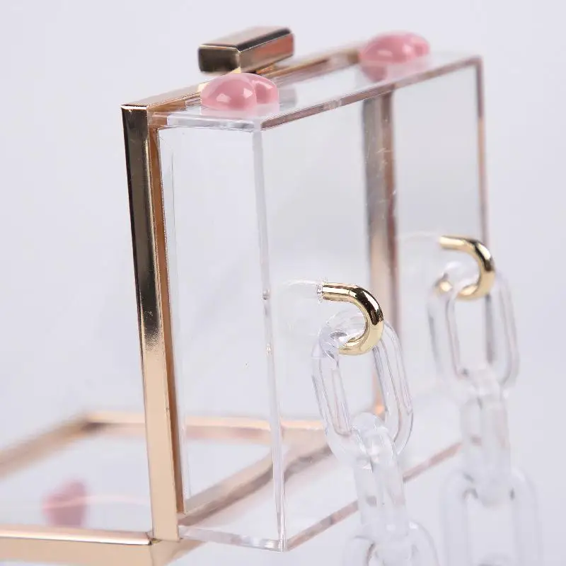 

GW Marbling white Acrylic Purse Box Clutch Luxury Handbags Women Bgas Designer Messenger Beach Travel Summer Acrylic Hand Bags