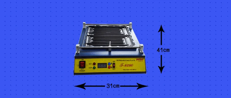 PUHUI T8280 инфракрасный высокой мощности PID интеллектуальный контроль температуры нагревательный T-8280 PCB Подогрев паяльная станция с термостатом