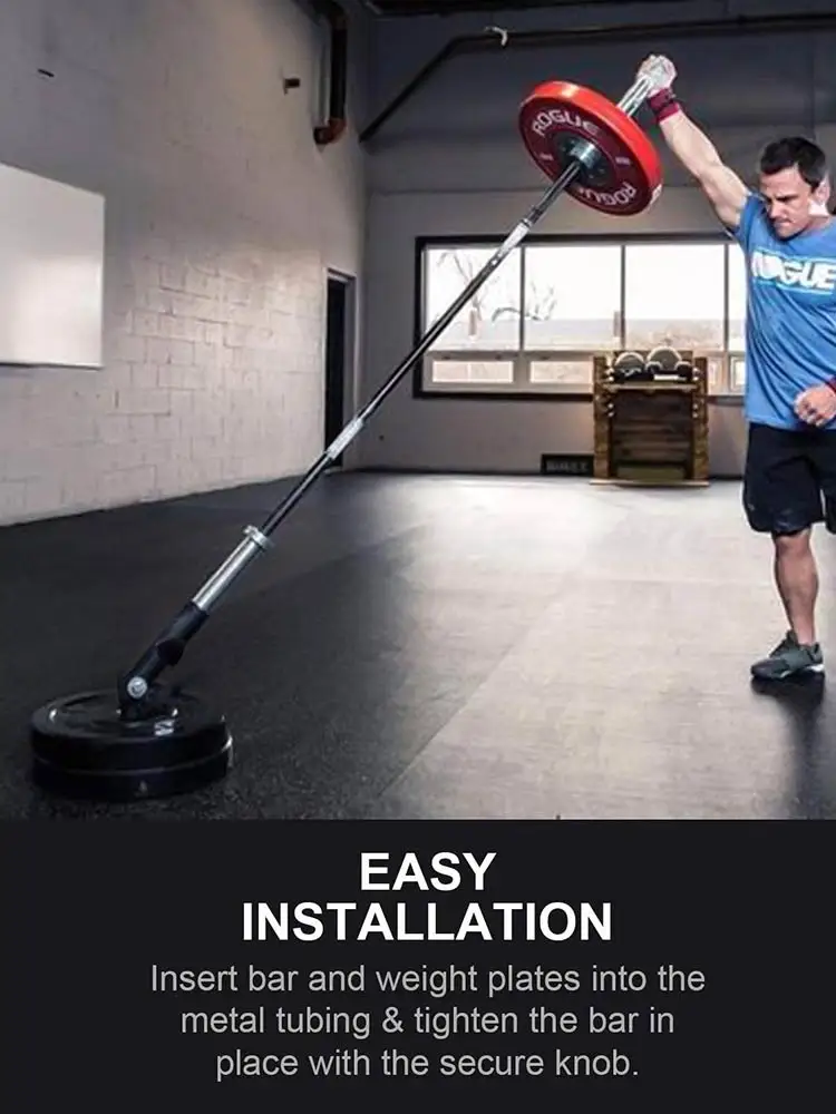 

Gym Equipment T Bar Row Platform Swivel Insert Landmine Fitness Plate Gantry Frame Barbell Attachment For Home Workout