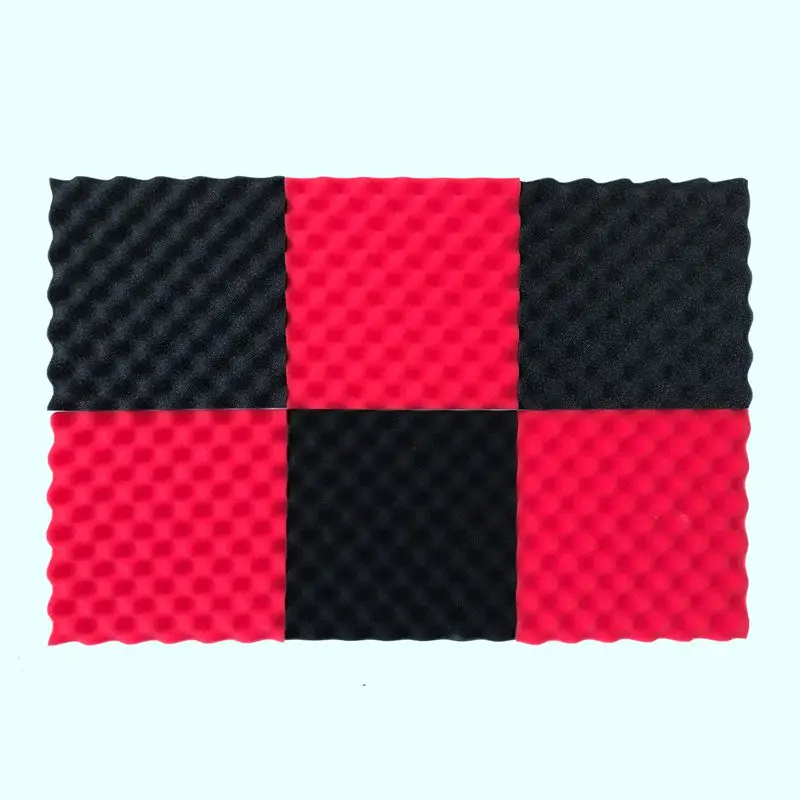 

Quality 6 Pcs - Acoustic Foam Sound Proof Foam Panels Noise Dampening Foam Studio Music Equipment 1.2 inch x 12 inch x 12 inch