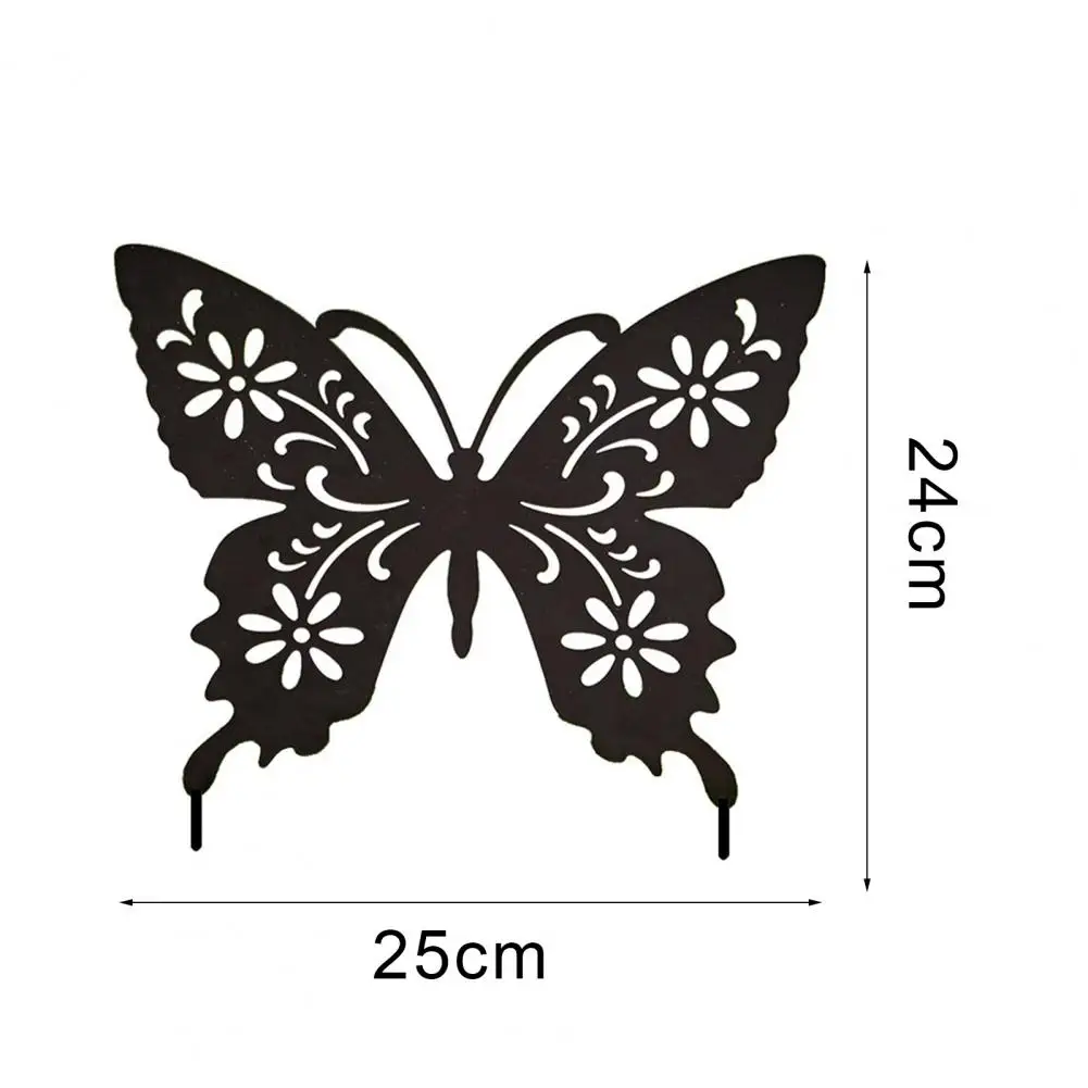

Animal Statue Eco-friendly Vivid Acrylic Simulation Butterfly Wall Ornament for Garden