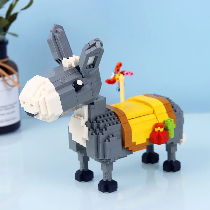 Weagle Siberian Husky Dog Rainbow Horse Donkey Windmill Animal Pet Camera 3D Mini Diamond Blocks Bricks Building Toy Gift no Box | Игрушки и