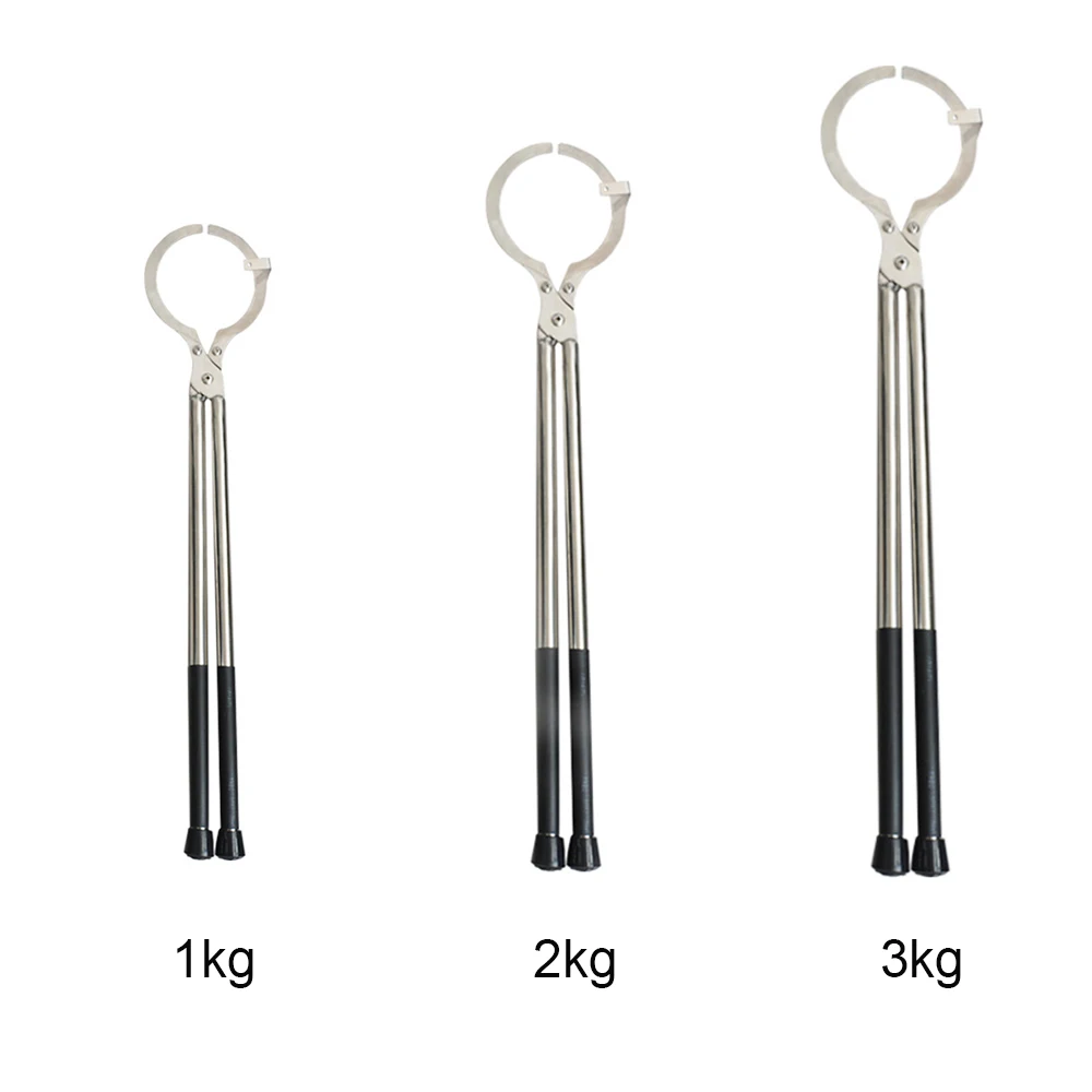 304 Stainless Steel Crucible Tong Graphite Melting Plier Gold Melting Refining Furnace Holder Clamp Tools