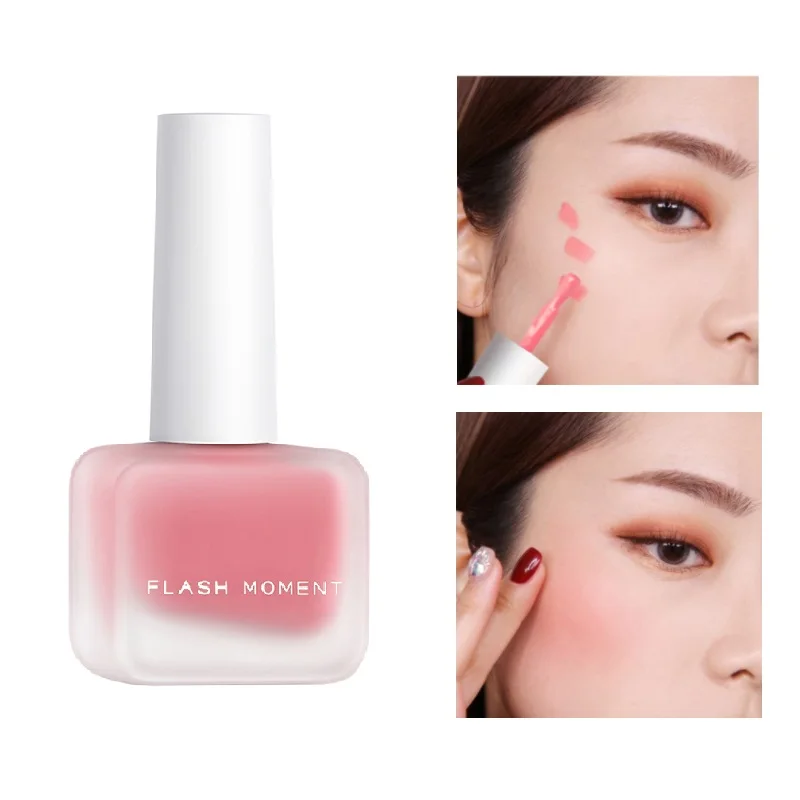 Персиковая жидкая Румяна для лица матовая нюдовая Косметика восстанавливающая