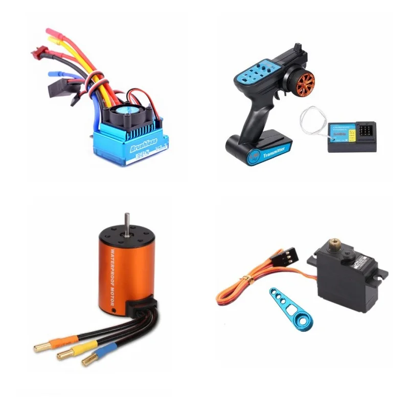 Бесщеточная модернизация комплект двигатель ESC приемник дистанционного