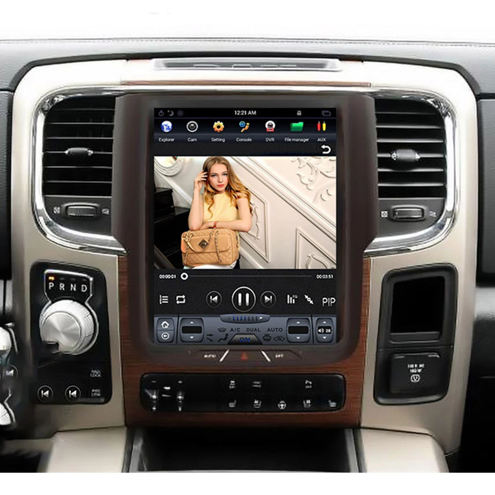 Автомобильный мультимедийный плеер стерео GPS DVD радио навигация Android экран для Dodge