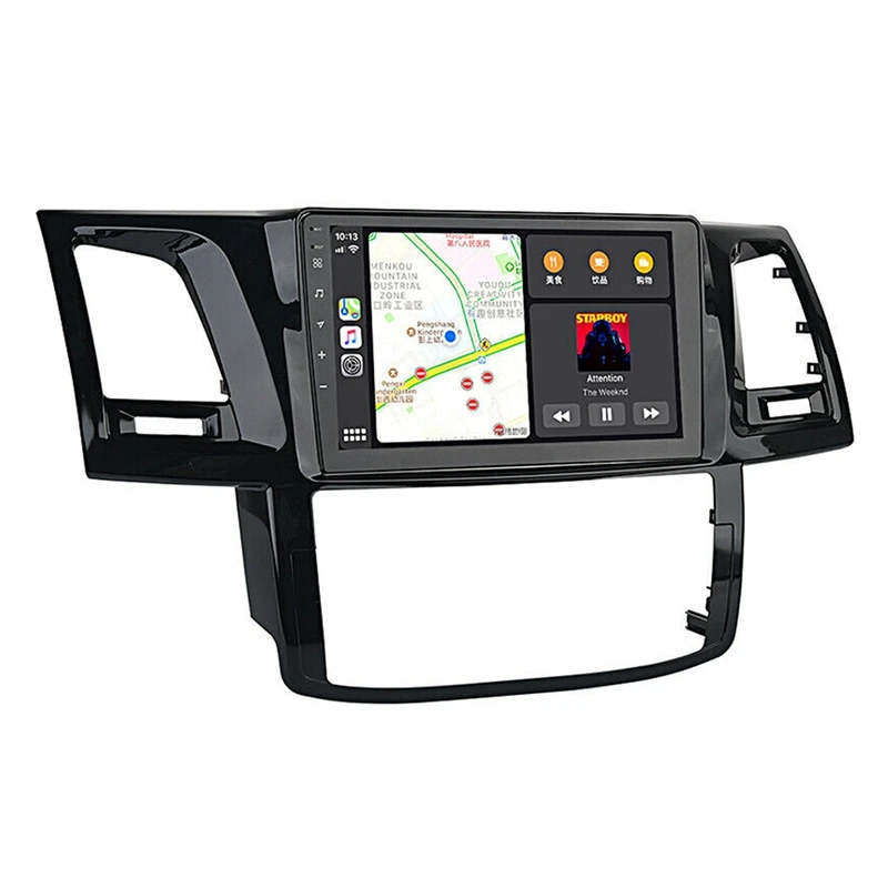 Комплект отделки для автомобильного радиоприемника 9 дюймов 2 Din рамка DVD TOYOTA FORTUNER