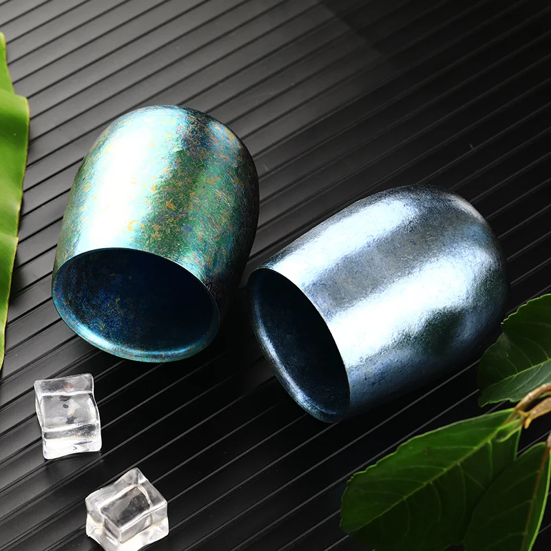 Двухслойная титановая чашка Rover camel красочная антиобжигающая чайная