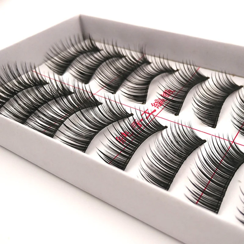 10 Pairs Of Thick Mink False Eyelashes Dramatic Soft Handmade Multi-layer Eyelash Makeup Tools | Красота и здоровье