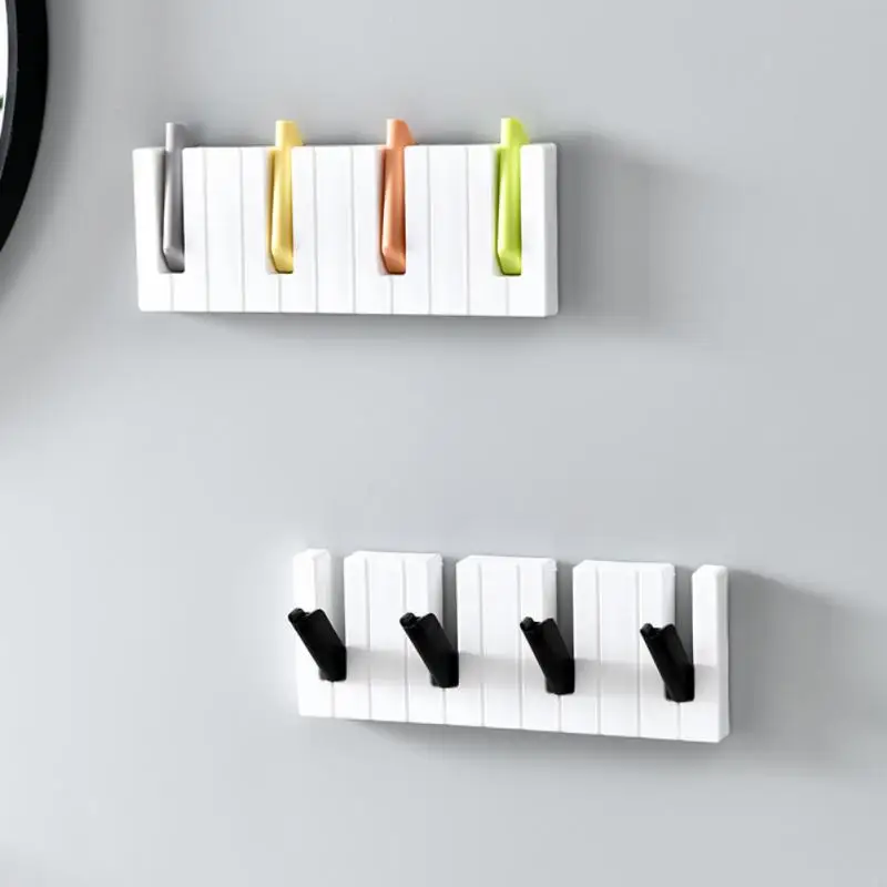 

Настенный крючок для пианино, стеллаж для пальто из ПП, стеллаж для ключей от пианино, настенное украшение, органайзер для ключей и шляп, сте...