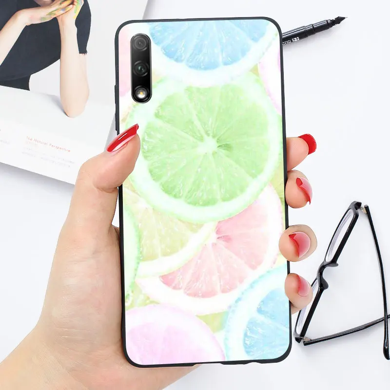 oo22 Глянцевая блестящая для huawei honor 7C AUM-L41 чехол задняя крышка huawei honor 7C 8C 8A 8S 8X 9X чехол - Цвет: oo22
