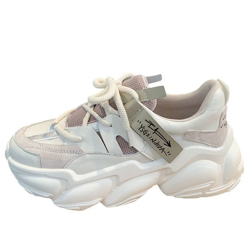 

Women Sneakers Mesh Breathable Platform Wedge Heels Shoes Spring and Autumn Sports Flats Shoes Zapatillas Deportivas Mujer