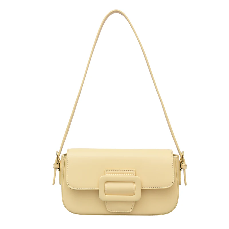

Womens Simple Belt Buckle Designers Pu Leather Small Crossbody Bags Luxury Tends Lady Shoulder Purses and Handbags Female