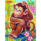 Набор для алмазной вышивки непослушная обезьяна