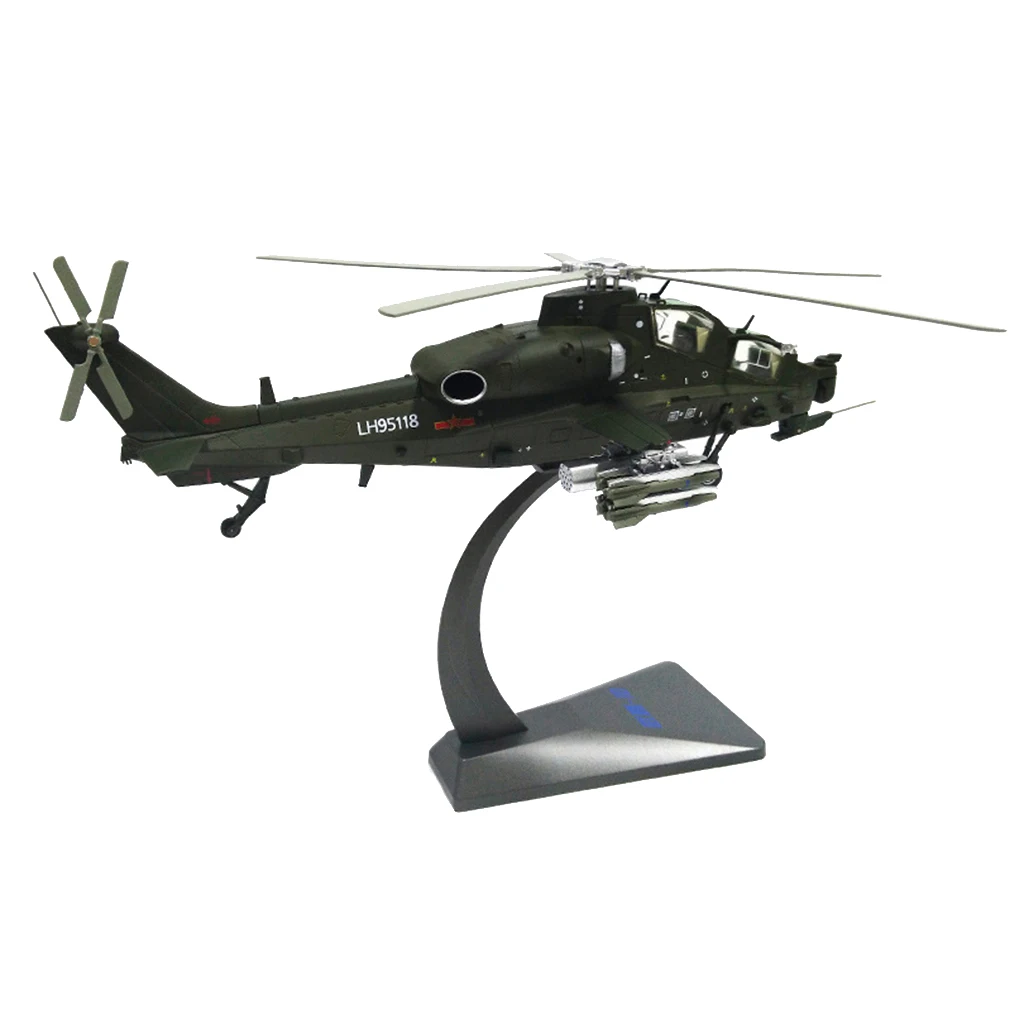 

1:48 Simulation Alloy Helicopter Model WZ-10 For Gift Or Collection