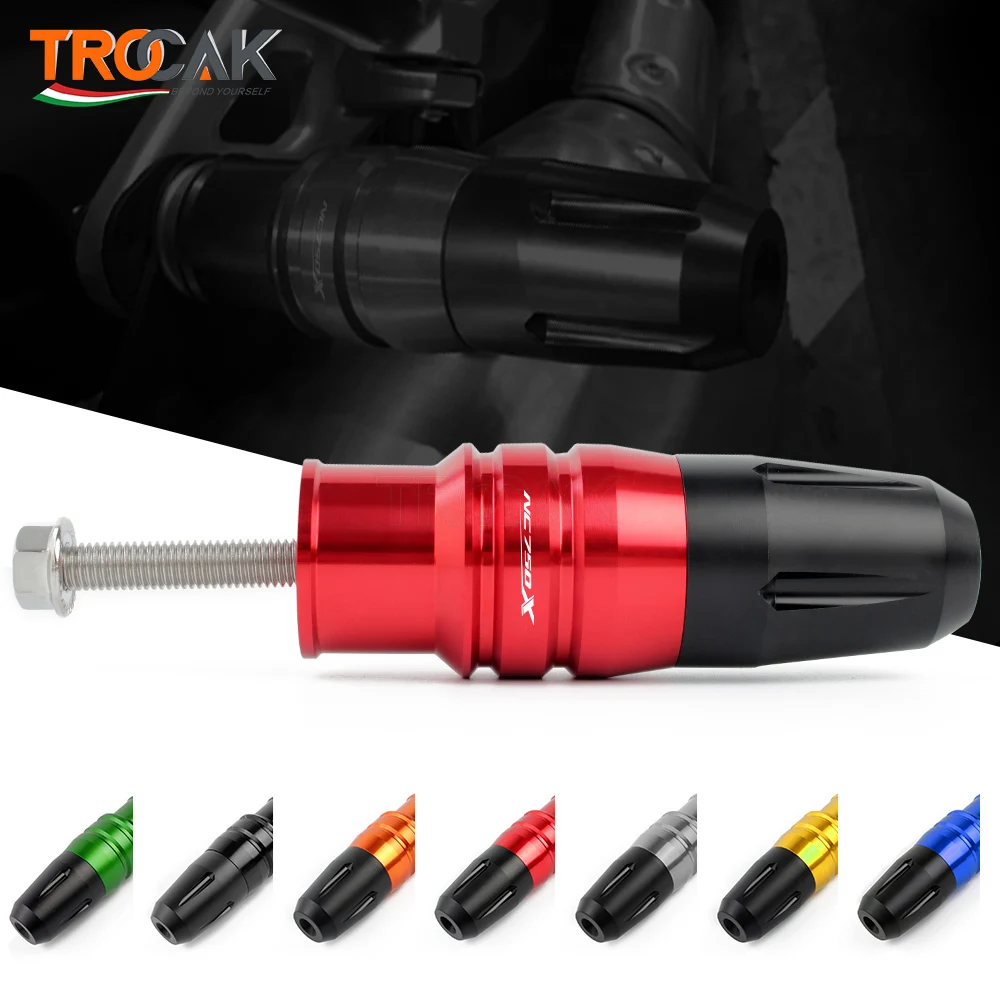 

Для HONDA NC750X NC 750X NC750X аксессуары для мотоциклов с ЧПУ понижающаяся защита выхлопных газов Противоударная накладка слайдер с логотипом «NC750X»