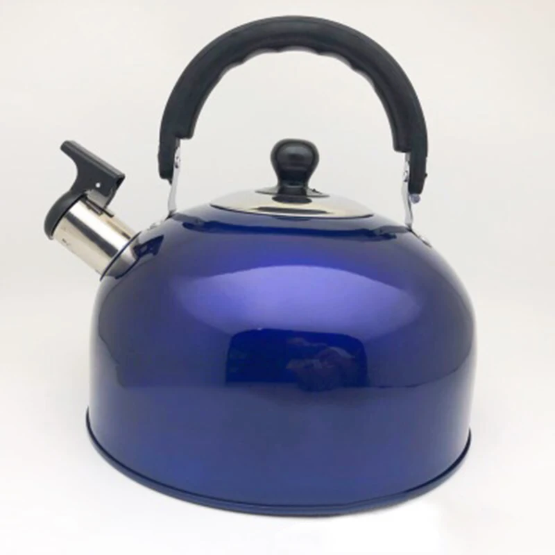 Stainless Steel Whistling Kettle Teapot Electric Gas Hobs Stove Top Camping 3L |