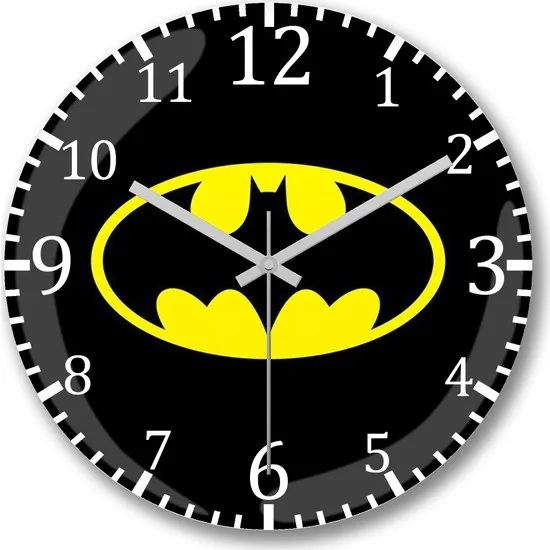 Настенные часы с логотипом Бэтмена настенные | Дом и сад